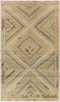 Surya Antique One Of A Kind OOAK-1345 Traditional Hand Knotted - 6'4" X 10'6" Rectangle Area Rug
