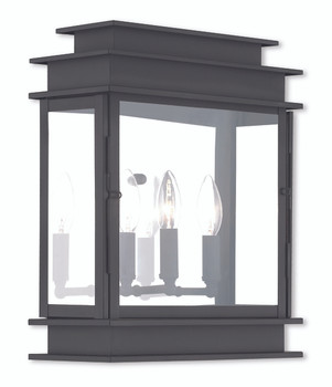 Livex Lighting 3 Light Black Outdoor Wall Lantern - 20204-04