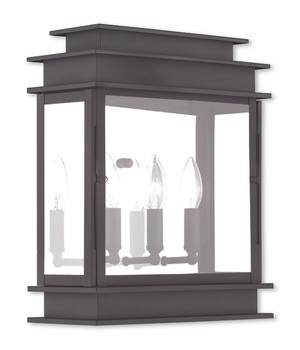 Livex Lighting 3 Light Bronze Outdoor Wall Lantern - 20204-07