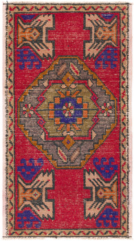 Surya Antique One Of A Kind OOAK-1436 Traditional Hand Knotted - 1'8'' X 3'1'' Rectangle Area Rug