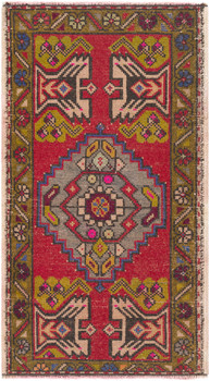 Surya Antique One Of A Kind OOAK-1440 Traditional Hand Knotted - 1'10'' X 3'4'' Rectangle Area Rug