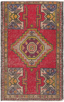Surya Antique One Of A Kind OOAK-1447 Traditional Hand Knotted - 1'9'' X 2'9'' Rectangle Area Rug