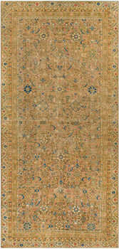 Surya Antique One Of A Kind OOAK-1522 Traditional Hand Knotted - 12'5" X 5'6" Runner Area Rug