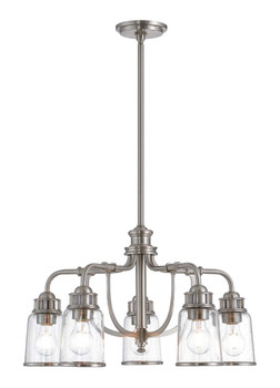 Livex Lighting 5 Lt Bn Dinette Chandelier - 40025-91