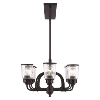Livex Lighting 8 Lt Bz Linear Chandelier - 40028-07