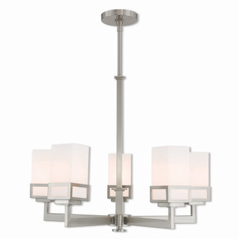 Livex Lighting 5 Lt Bn Chandelier - 40195-91