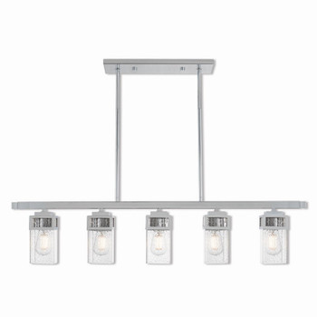 Livex Lighting 5 Lt Ch Linear Chandelier - 40594-05