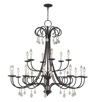 Livex Lighting 18 Lt Ebz Foyer Chandelier - 40870-92
