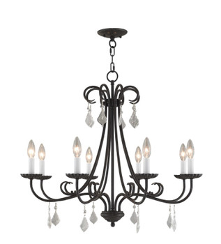 Livex Lighting 8 Lt Ebz Chandelier - 40878-92