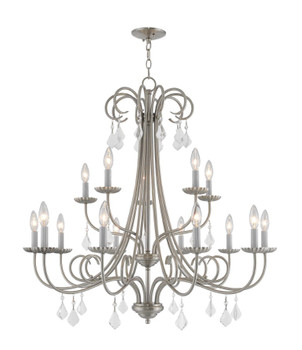 Livex Lighting 15 Lt Bn Foyer Chandelier - 40879-91