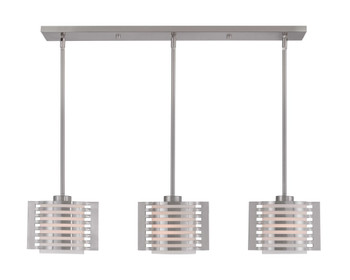 Livex Lighting 3 Lt Bn Linear Chandelier - 41033-91