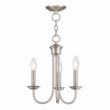 Livex Lighting 3 Lt Bn Chandelier - 42683-91