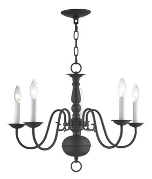 Livex Lighting 5 Lt Bz Chandelier - 5005-07