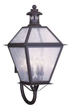 Livex Lighting 4 Light Bronze Outdoor Wall Lantern - 2050-07