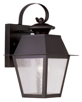 Livex Lighting 1 Light Bronze Outdoor Wall Lantern - 2162-07