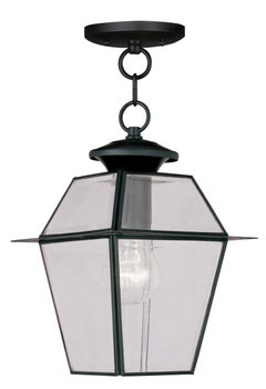 Livex Lighting 1 Light Black Outdoor Chain Lantern - 2183-04