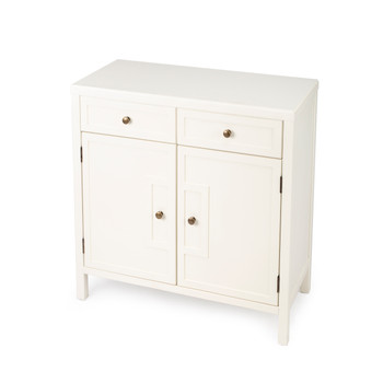 Imperial White Accent Cabinet