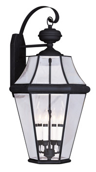 Livex Lighting 4 Light Black Outdoor Wall Lantern - 2366-04