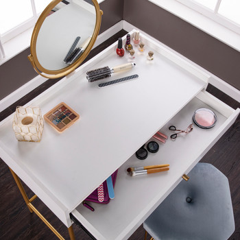 Derald Vanity Table W/ Mirror