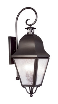 Livex Lighting 3 Light Bronze Outdoor Wall Lantern - 2555-07