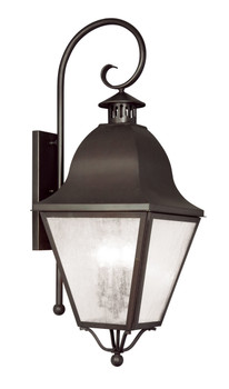 Livex Lighting 4 Light Bronze Outdoor Wall Lantern - 2558-07
