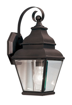 Livex Lighting 1 Light Bronze Outdoor Wall Lantern - 2590-07