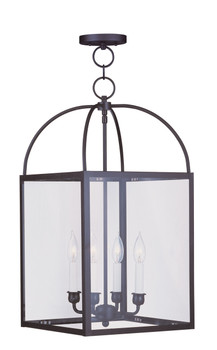 Livex Lighting 4 Light Bronze Chain Lantern - 4042-07