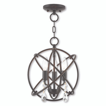 Livex Lighting 3 Light Ebz Mini Chandelier/flush Mount - 40903-92