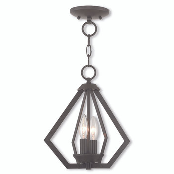 Livex Lighting 2 Light Bz Mini Chandelier/ceiling Mount - 40922-07