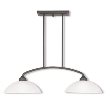 Livex Lighting 2 Light English Bronze Linear Chandelier - 4222-92