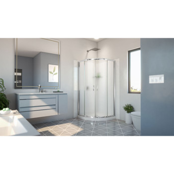 Dreamline Prime 33 In. X 33 In. X 78 3/4 In. H Shower Enclosure, Base, And Wall Kit - E2703333XF