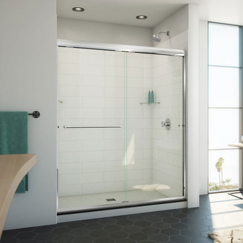 Dreamline Alliance Pro Ml 56-60 In. W X 70 1/2 In. H Semi-frameless Sliding Shower Door - SDAM60W700