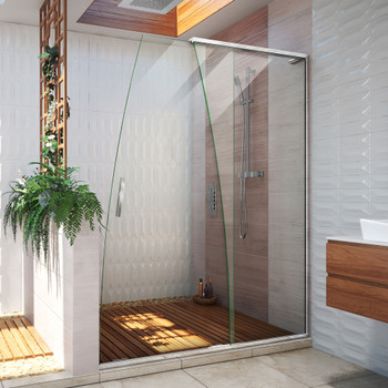 Dreamline Crest 58-60 In. W X 76 In. Frameless Sliding Shower Door - SHDR-1760760