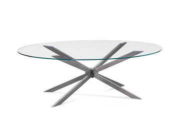 Bassett Mirror Deen Oval Cocktail Table