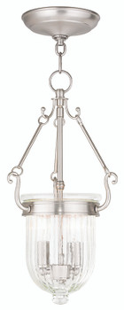 Livex Lighting 2 Light Brushed Nickel Pendant - 50513-91