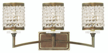 Livex Lighting 3 Light Palacial Bronze Bath Light - 50563-64