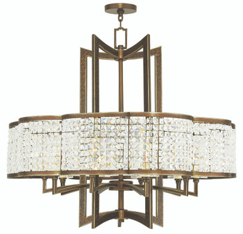 Livex Lighting 10 Light Palacial Bronze Chandelier - 50579-64