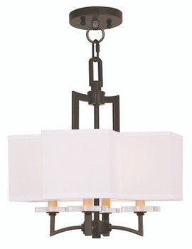 Livex Lighting 4 Light Ob Mini Chandelier/ceiling Mount - 50704-67