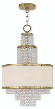 Livex Lighting 3 Light Winter Gold Mini Chandelier - 50784-28