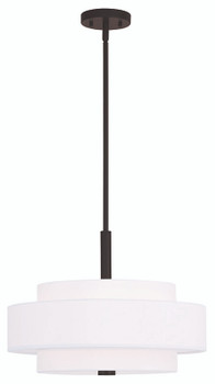 Livex Lighting 4 Light Bronze Pendant - 50874-07