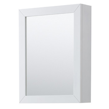 Daria 36 Inch Single Bathroom Vanity In White, No Countertop, No Sink, And Medicine Cabinet