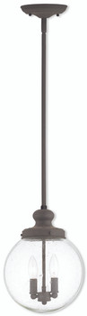 Livex Lighting 2 Light Bronze Pendant - 50914-07
