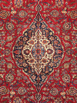 Pasargad Home 017535 Antique Red Area Rug - 10' 5" X 14' 0" Rectangular