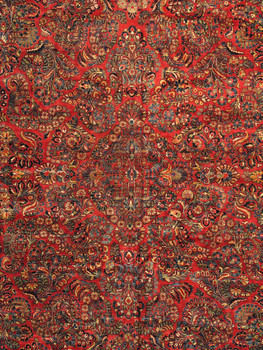 Pasargad Home 038921 Antique Red Area Rug - 12'10" X 20' 5" Rectangular
