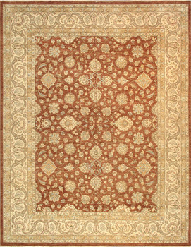 Pasargad Home 097890  L. Brown Area Rug - 12' 0" X 15' 5" Rectangular