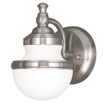 Livex Lighting 6 Light Bn Wall Sconce/ Bath Light in Bathroom