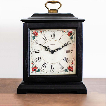 Hermle Austen Mantel Clock - Black, Quartz