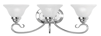 Livex Lighting 3 Light Polished Chrome Bath Light - 6103-05