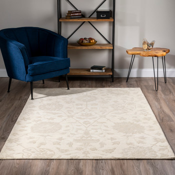 Addison Rugs AHA32 Harlow Hand Tufted Pearl Area Rugs