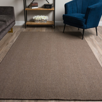 Addison Rugs AJX32 Jaxon Hand Loomed Brown Area Rugs